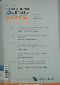 Image of Gadjah Mada International Journal Of Business May-Aug2015 vol.17/no.2