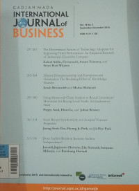 Image of Gadjah Mada International Jurnal Of Business Sep-Des2016 vol.18/no.3