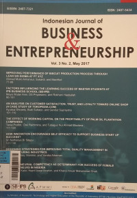 Image of Jurnal indonesia journal of BUSINESS & ENTERPRENEURSHIP vol.3 May 2017 no.2