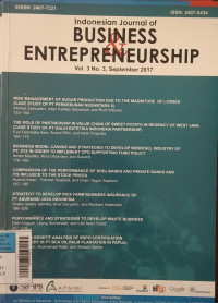 Image of Jurnal indonesia journal of BUSINESS & ENTERPRENEURSHIP VOL.3 NO 3 september 2017