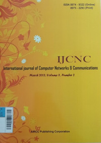 Image of International journal of Computer Networks & Communications March 2013, Volume 5, Number 2