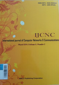 Image of International journal of Computer Networks & Communications March 2014, Volume 6, Number 2