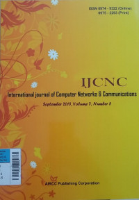 Image of International journal of Computer Networks & Communications September 2015, Volume 7, Number 5