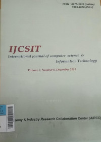 Image of Jurnal International Journal of Computer Science & Information Technology Des2015 Vol.7/No.6