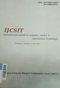 Image of Jurnal International Journal of Computer Science & Information Yechnology June2015 Vol.7/No.3