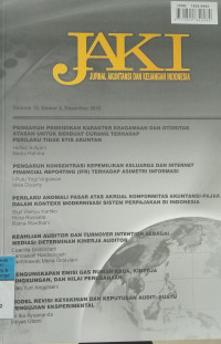 Image of Jurnal Akuntansi dan Keuangan Indonesia  Des2015 vol.12/no.2