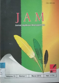 Image of Jurnal Aplikasi Manajemen Mar2015 vol.13/no.1