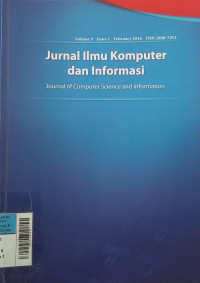 Image of Jurnal Ilmu Komputer dan Informasi Feb 2016 Vol.9/No.1