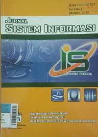 Image of Jurnal Sistem Informasi UIN Okt2015 Vol.8/No.2 1