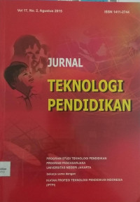 Image of Jurnal Teknologi Pendidikan Agustus2015 Vol.17/No.2 1