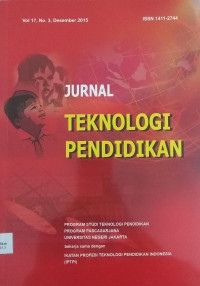Image of Jurnal Teknologi Pendidikan Desember2015 Vol.17/No.3 1