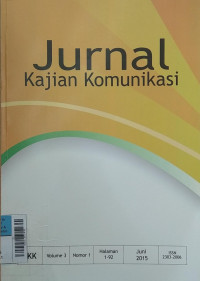 Image of Jurnal Kajian Komunikasi Jun 2015 Vol.3/No.1