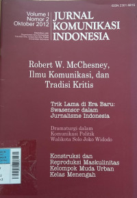 Image of Jurnal Komunikasi Indonesia Okt2012 Vol.1/No.2