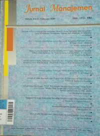 Image of Jurnal Manajeman Feb2009 vol.13/no.1