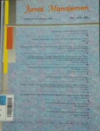 Image of Jurnal Manajeman Okt2008 vol.12/no.3