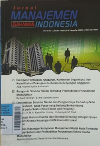 Jurnal Management Usahawan Indonesia Mar2014 vol.43/no.1
