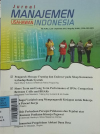 Jurnal Management Usahawan Indonesia Sep2013 vol.42/no.3