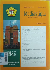 Jurnal Mediastima Feb2013 Vol.19/No.1