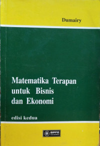 Matematika Terapan Untuk Bisnis dan Ekonomi