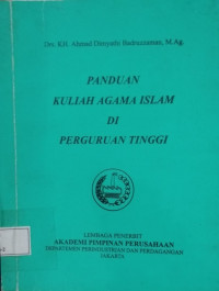 PANDUAN KULIAH AGAMA ISLAM DI PERGURUAN TINGGI