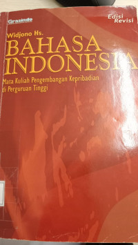 Bahasa Indonesia: mata kuliah pengembangan kepribadian di Perguruan tinggi