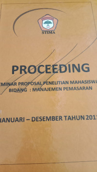 PROCEEDING SEMINAR PROPOSAL PENELITIAN MAHASISWA BIDANG: MANAJEMEN SUMBER DAYA MANUSIA