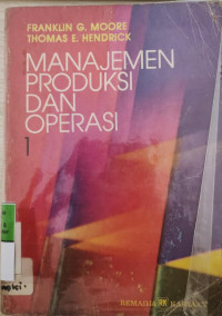 Manajemen Produksi dan Operasi