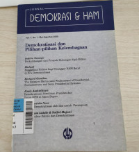 Jurnal Demokrasi & HAM  Vol.1 No. 1 Mei-Agustus 2000